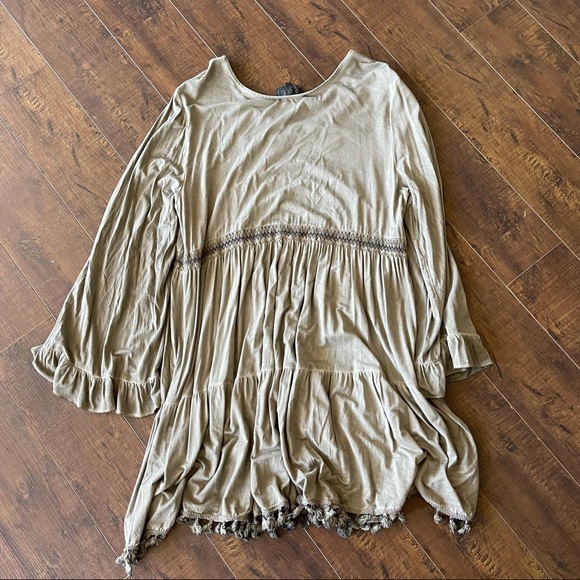 BOHO KNIT TOP. Sz L - Picture 5 of 7